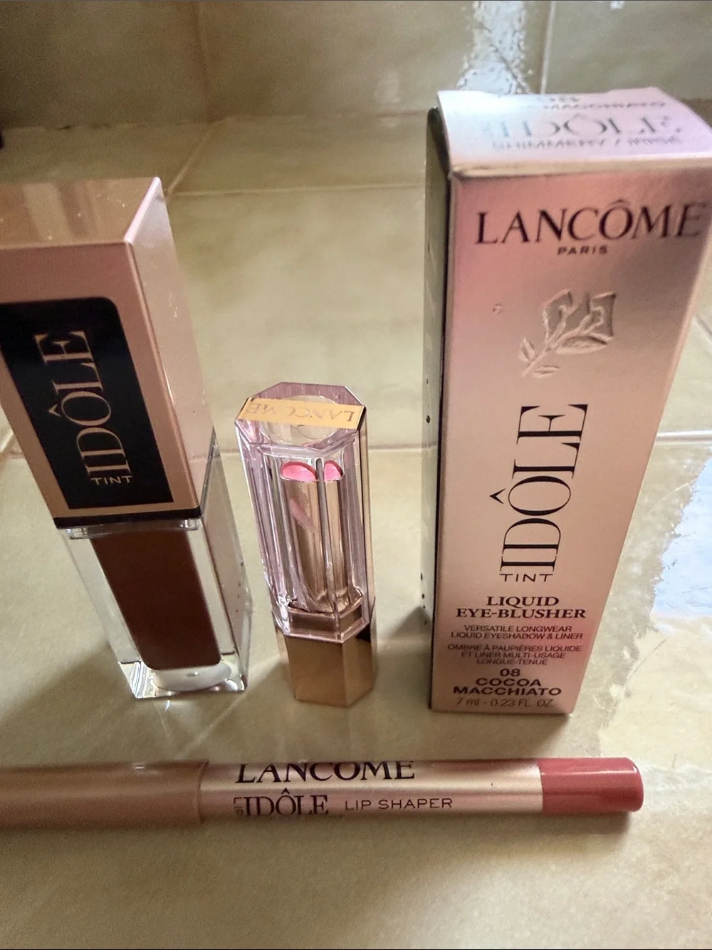 Lancôme Idôle Tinted Lip Set in Pink and Rose Gold